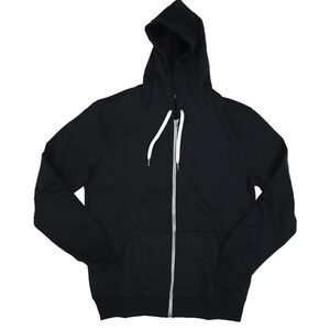 True Classic 2XL French Terry Fleece Full Zip Hoodie black New NWT